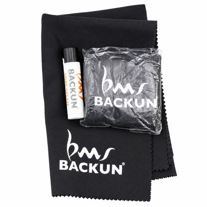 Backun BCLAQG-SKGE Q-Series A Clarinet in Grenadilla with Silver Keys, Gold Posts. Left Eb Key