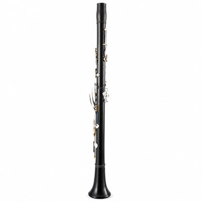 Backun BCLAQG-SKGE Q-Series A Clarinet in Grenadilla with Silver Keys, Gold Posts. Left Eb Key
