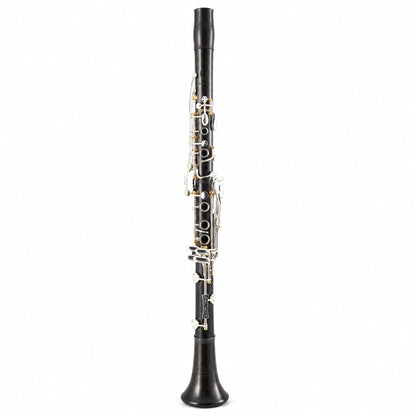 Backun BCLAQG-SKGE Q-Series A Clarinet in Grenadilla with Silver Keys, Gold Posts. Left Eb Key
