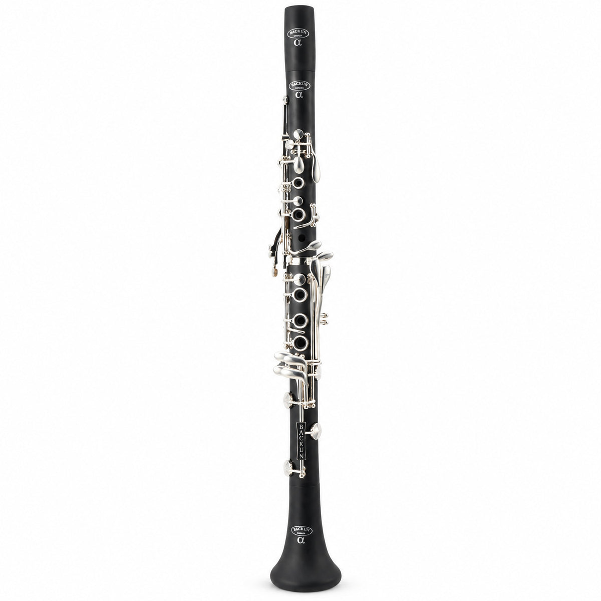 Backun BCLBALPHA-SKE 'Alpha' Student Bb Clarinet with Silver Keys, Left Eb Key
