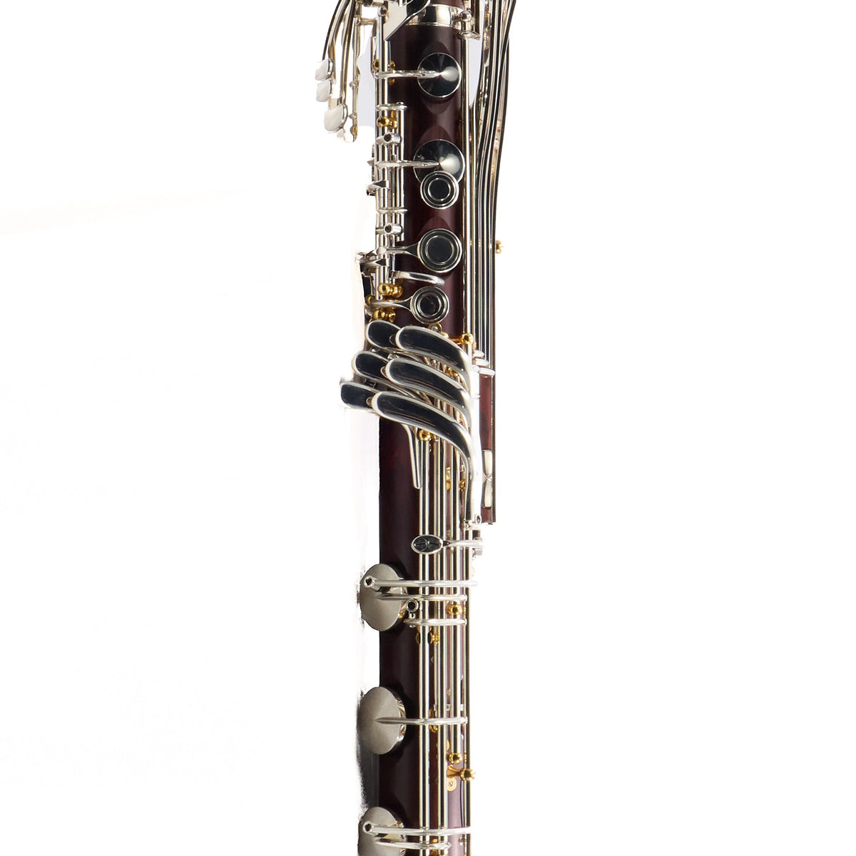 Backun BCLBBQC-C-SKG Q-Series Low C Bass Clarinet in Cocobolo