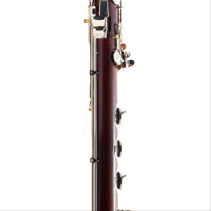 Backun BCLBBQC-C-SKG Q-Series Low C Bass Clarinet in Cocobolo