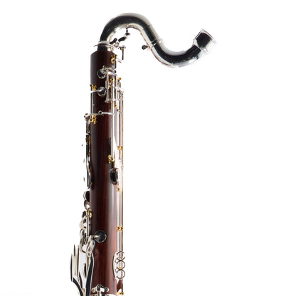 Backun BCLBBQC-C-SKG Q-Series Low C Bass Clarinet in Cocobolo