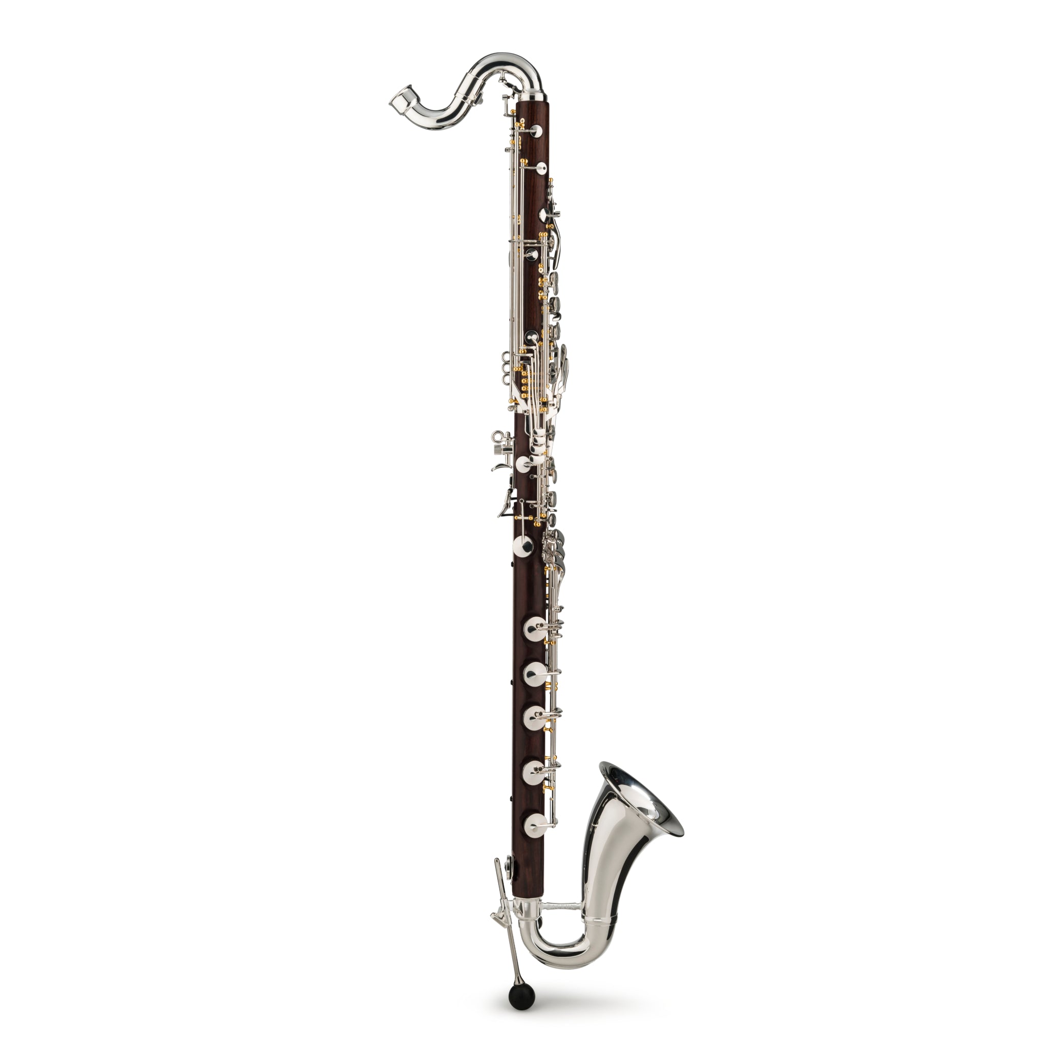 Backun BCLBBQC-C-SKG Q-Series Low C Bass Clarinet in Cocobolo