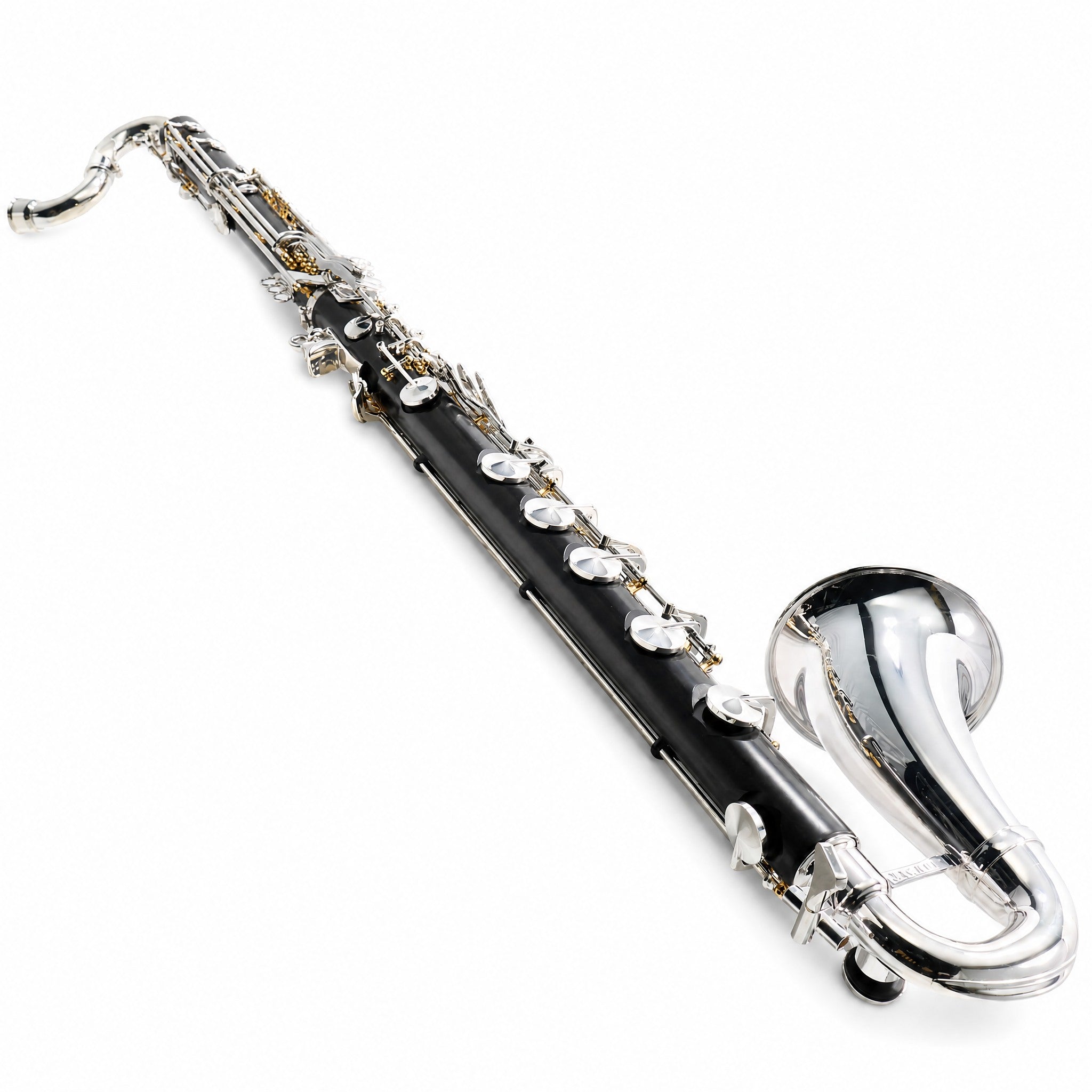 Backun BCLBBQG-C-SKG Q-Series Professional Bass Clarinet in Grenadilla