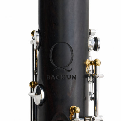 Backun BCLBBQG-C-SKG Q-Series Professional Bass Clarinet in Grenadilla
