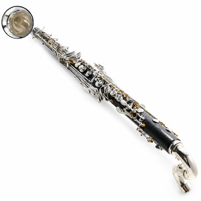 Backun BCLBBQG-C-SKG Q-Series Professional Bass Clarinet in Grenadilla