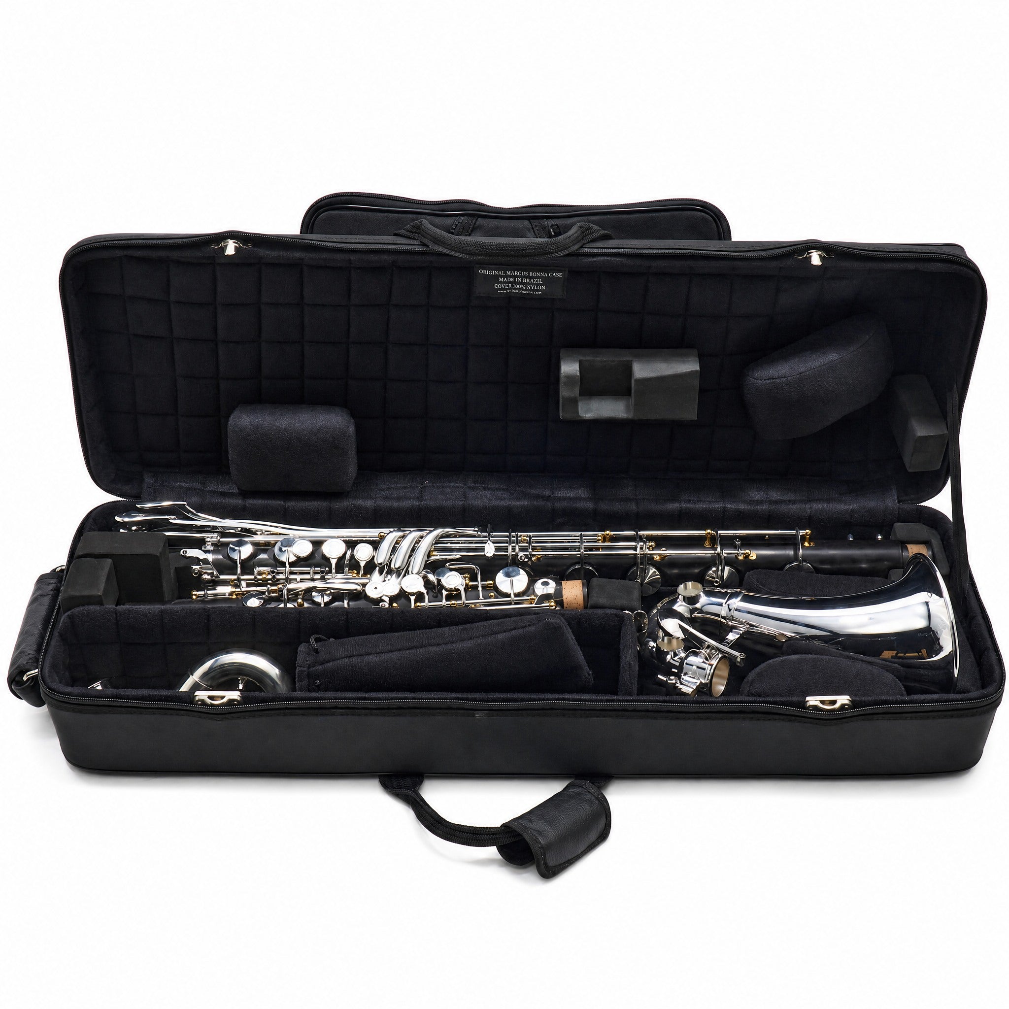 Backun BCLBBQG-C-SKG Q-Series Professional Bass Clarinet in Grenadilla