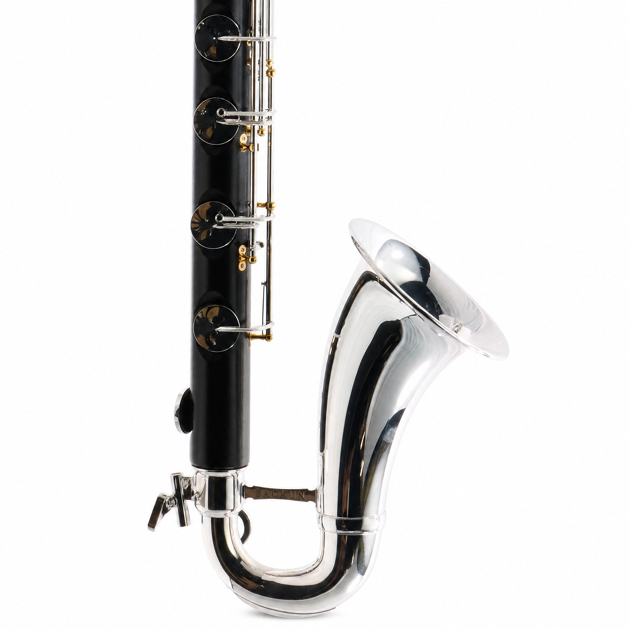 Backun BCLBBQG-C-SKG Q-Series Professional Bass Clarinet in Grenadilla
