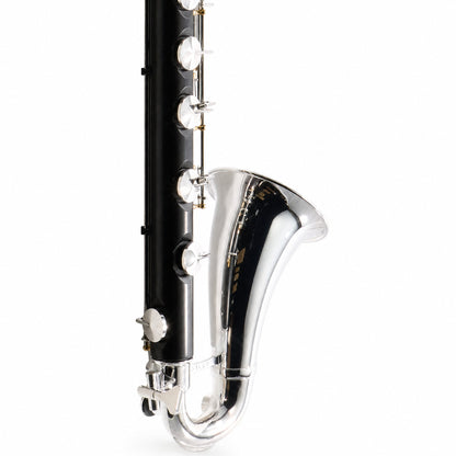 Backun BCLBBQG-C-SKG Q-Series Professional Bass Clarinet in Grenadilla