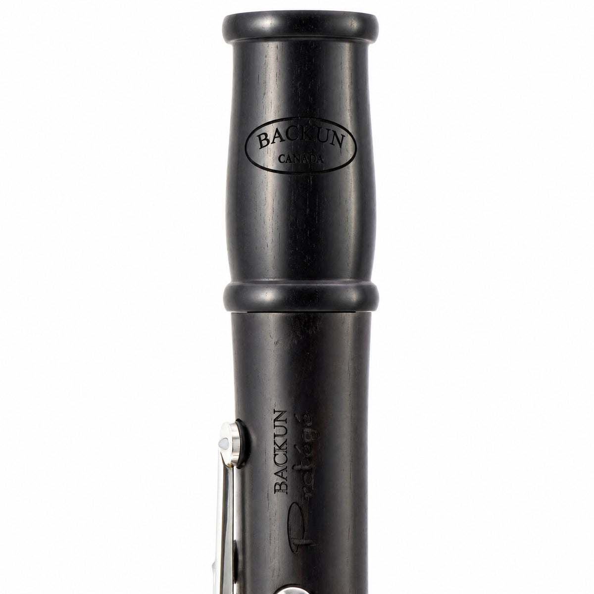 Backun BCLBPROTG-SKG Protégé Bb Clarinet in Grenadilla with Silver Keys, Gold Posts