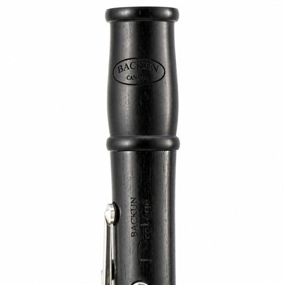 Backun BCLBPROTG-SKGE Protégé Bb Clarinet in Grenadilla with Silver Keys, Gold Posts, Left Eb Key