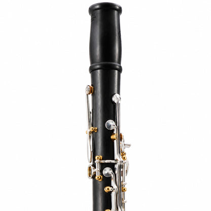 Backun BCLBPROTG-SKGE Protégé Bb Clarinet in Grenadilla with Silver Keys, Gold Posts, Left Eb Key