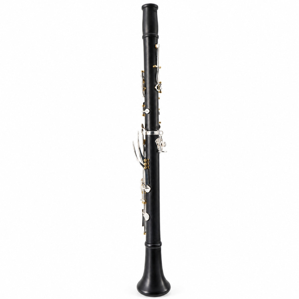 Backun BCLBPROTG-SKGE Protégé Bb Clarinet in Grenadilla with Silver Keys, Gold Posts, Left Eb Key