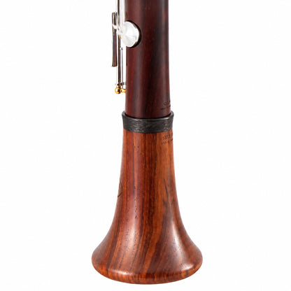 Backun BCLBQC-SKG Q-Series Bb Clarinet in Cocobolo with Silver Keys, Gold Posts