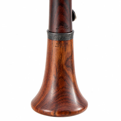Backun BCLBQC-SKG Q-Series Bb Clarinet in Cocobolo with Silver Keys, Gold Posts