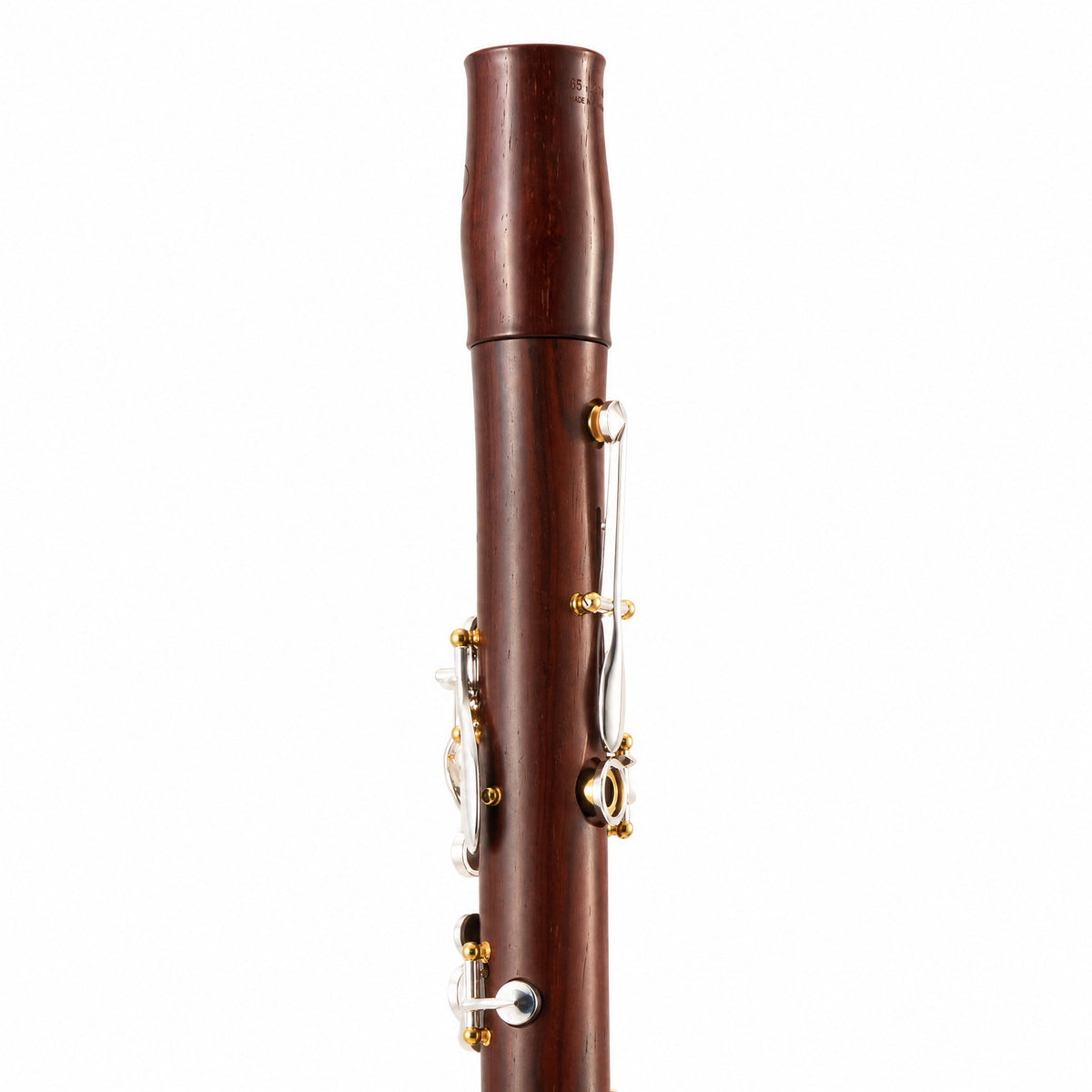 Backun BCLBQC-SKG Q-Series Bb Clarinet in Cocobolo with Silver Keys, Gold Posts