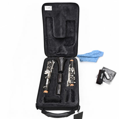 Backun BCLBQG-SK Q-Series Bb Clarinet in Grenadilla with Silver Keys