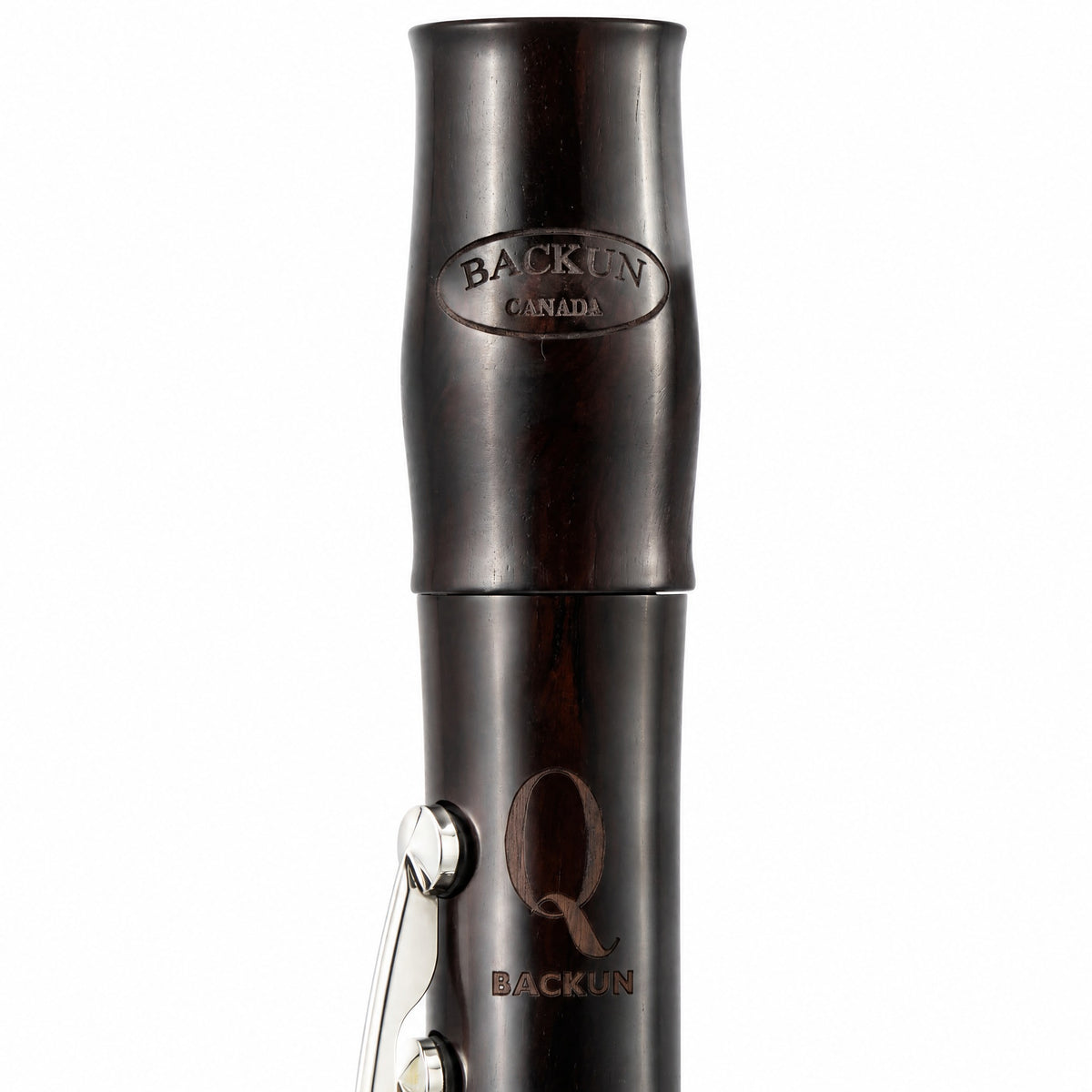 Backun BCLBQG-SK Q-Series Bb Clarinet in Grenadilla with Silver Keys
