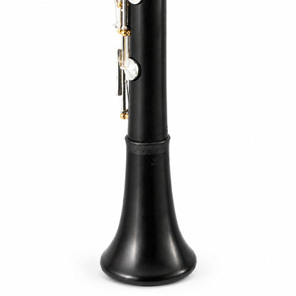 Backun BCLBQG-SKG Q-Series Bb Clarinet in Grenadilla with Silver Keys, Gold Posts