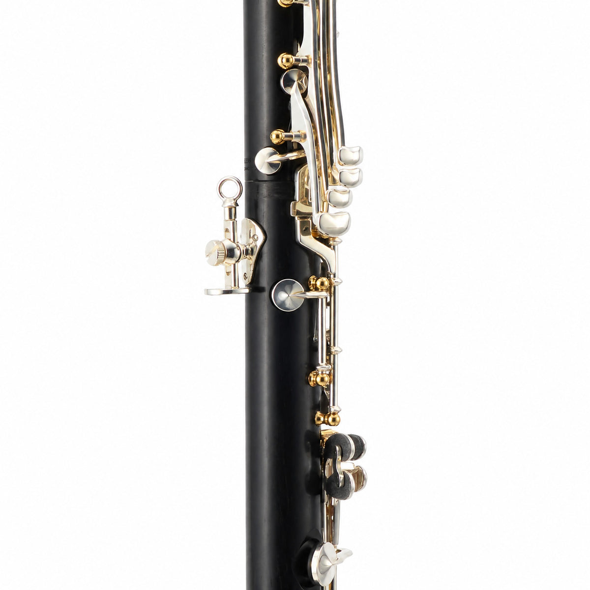 Backun BCLBQG-SKG Q-Series Bb Clarinet in Grenadilla with Silver Keys, Gold Posts