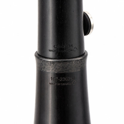 Backun BCLBQG-SKG Q-Series Bb Clarinet in Grenadilla with Silver Keys, Gold Posts