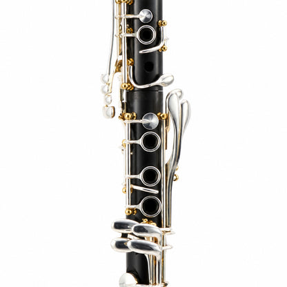 Backun BCLBQG-SKG Q-Series Bb Clarinet in Grenadilla with Silver Keys, Gold Posts
