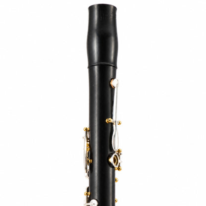 Backun BCLBQG-SKG Q-Series Bb Clarinet in Grenadilla with Silver Keys, Gold Posts