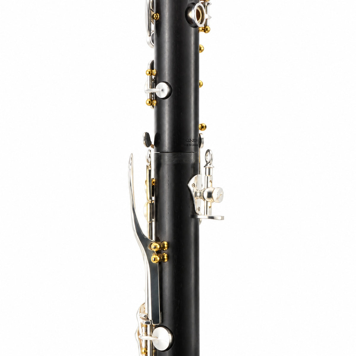 Backun BCLBQG-SKG Q-Series Bb Clarinet in Grenadilla with Silver Keys, Gold Posts