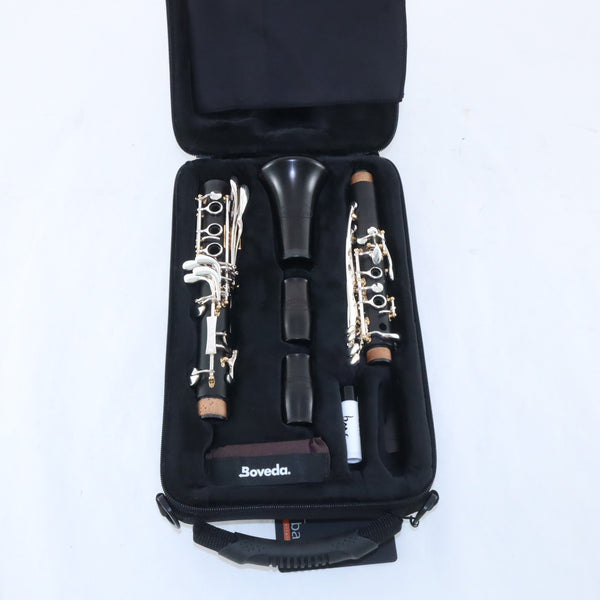 Backun 'Lumiere' Custom Bb Clarinet with Gold Posts / Silver Keys BRAND NEW- for sale at BrassAndWinds.com