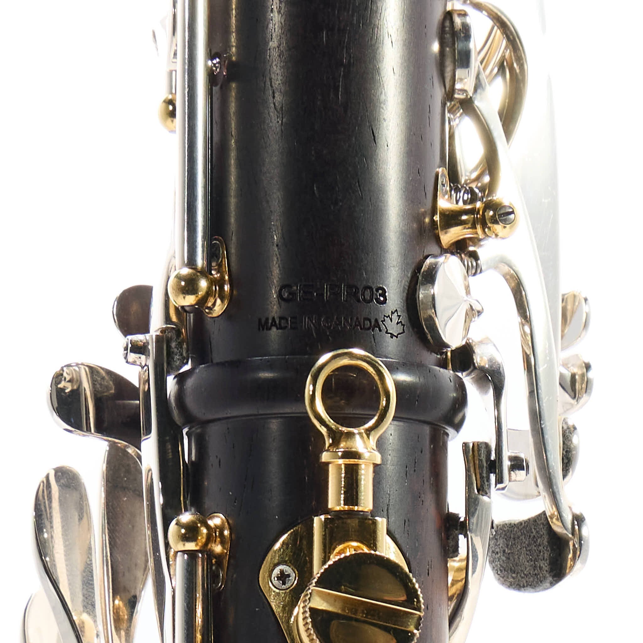Backun 'Lumiere' Custom Cocobolo Bb Clarinet with Silver Keys/Gold Posts