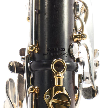 Backun 'Lumiere' Custom Cocobolo Bb Clarinet with Silver Keys/Gold Posts