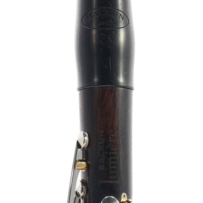 Backun 'Lumiere' Custom Cocobolo Bb Clarinet with Silver Keys/Gold Posts
