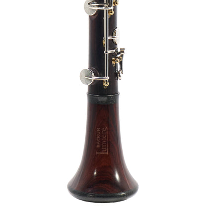 Backun 'Lumiere' Custom Cocobolo Bb Clarinet with Silver Keys/Gold Posts