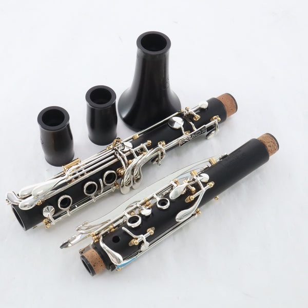 Backun 'Lumiere' Custom Grenadilla A Clarinet with Gold Posts / Silver Keys BRAND NEW- for sale at BrassAndWinds.com