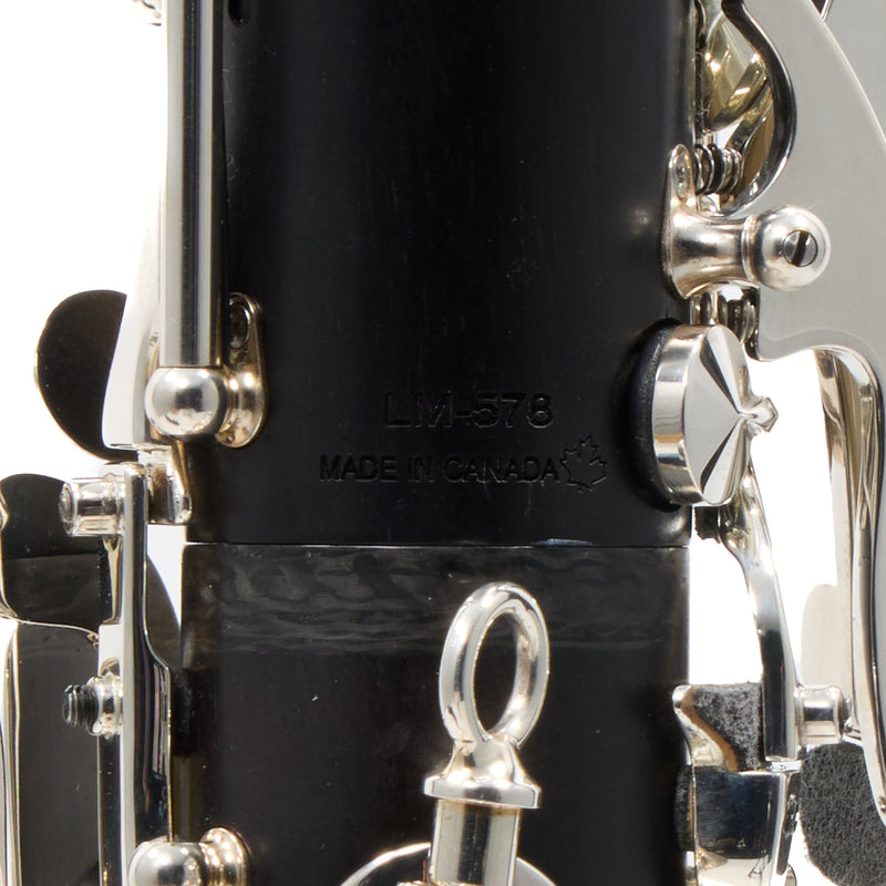 Backun 'Lumiere' Custom Grenadilla Bb Clarinet SN 578 OPEN BOX- for sale at BrassAndWinds.com