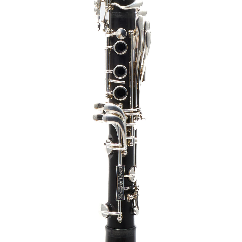 Backun 'Lumiere' Custom Grenadilla Bb Clarinet SN 578 OPEN BOX- for sale at BrassAndWinds.com