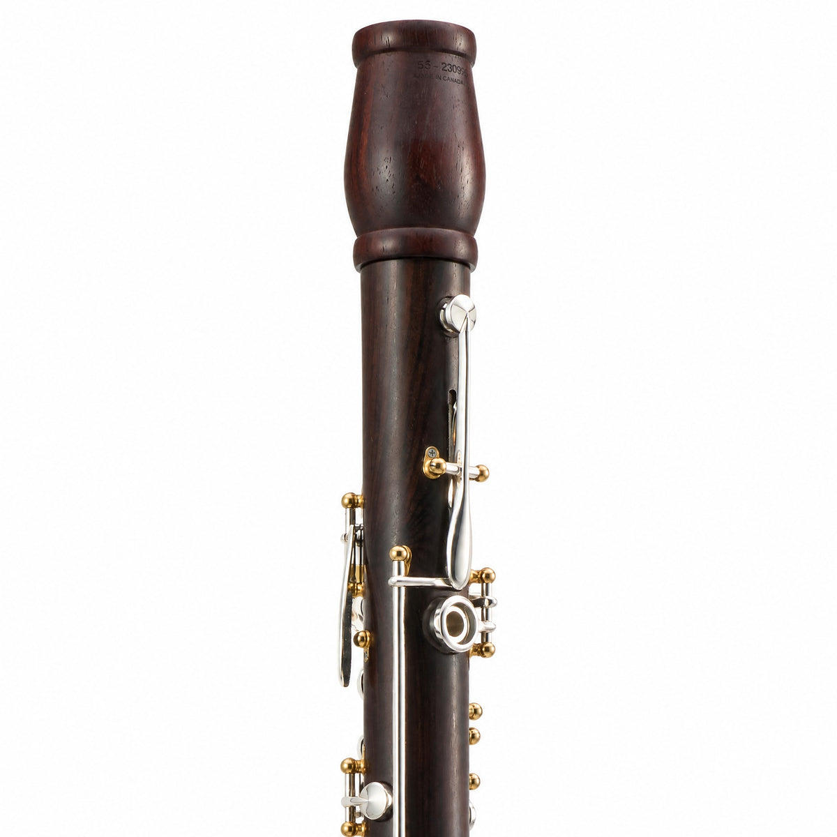 Backun MoBa Professional Bb Clarinet in Cocobolo with Silver Keys, Gold Posts