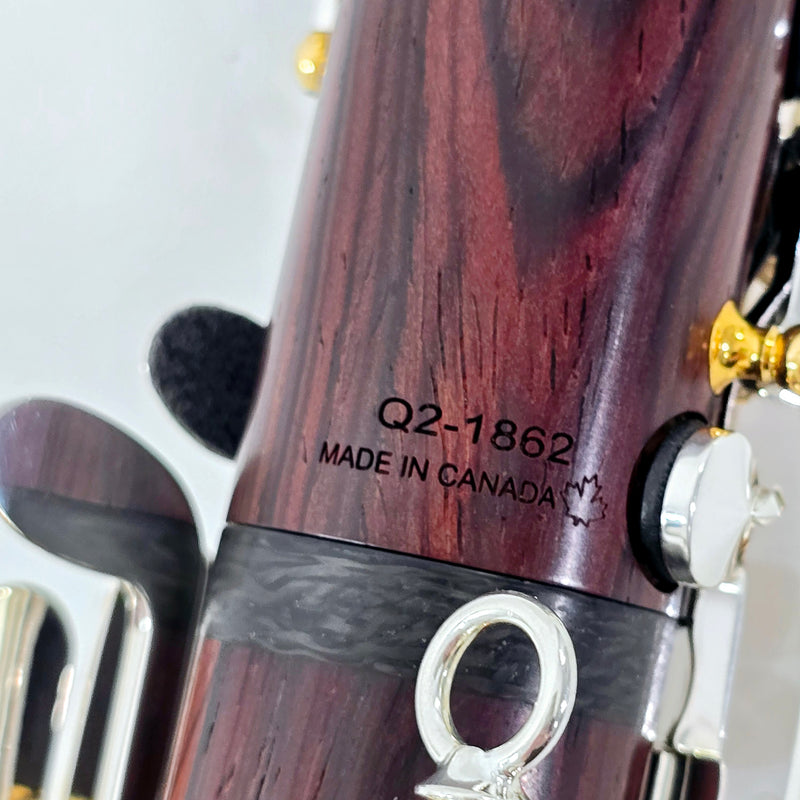 Backun Model BCLAQC-SKG Q Series Professional A Clarinet SN Q21862 OPEN BOX- for sale at BrassAndWinds.com