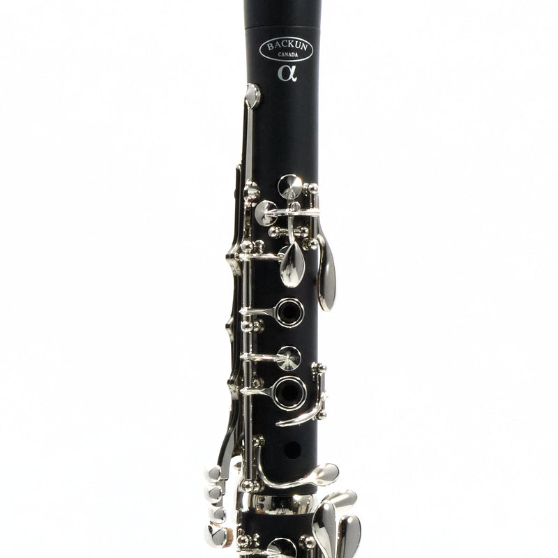 Backun Model BCLBALPHA-NK 'Alpha' Student Bb Clarinet SN 2100979 OPEN BOX- for sale at BrassAndWinds.com