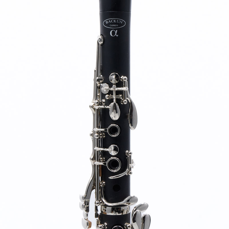 Backun Model BCLBALPHA-NK 'Alpha' Student Bb Clarinet SN 2200422 OPEN BOX- for sale at BrassAndWinds.com