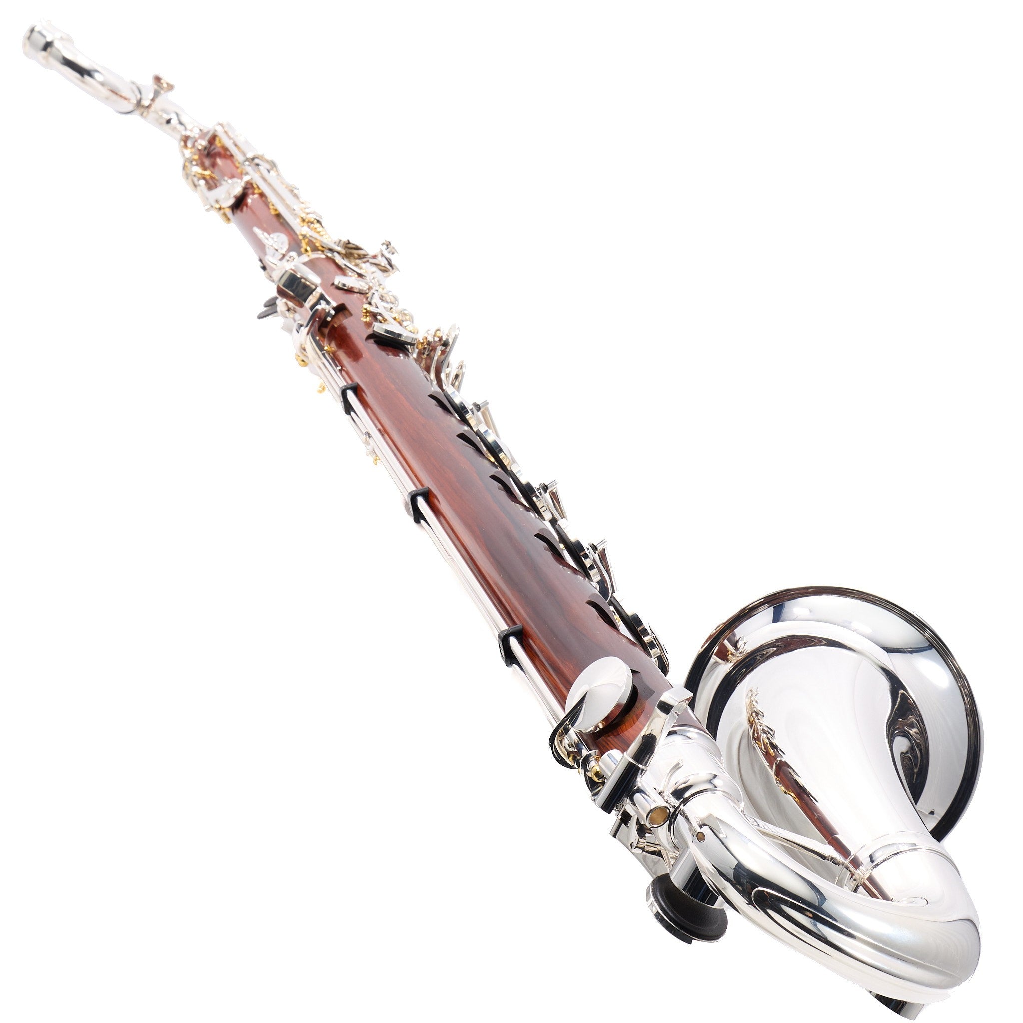 Backun Model BCLBBQC-C-SKG Q-Series Bass Clarinet in Cocobolo