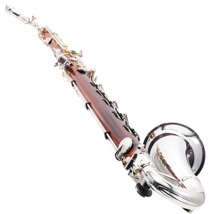 Backun Model BCLBBQC-C-SKG Q-Series Bass Clarinet in Cocobolo