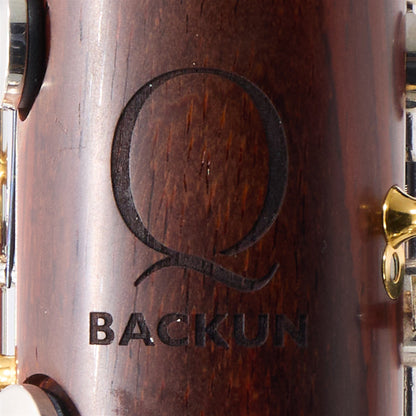 Backun Model BCLBBQC-C-SKG Q-Series Bass Clarinet in Cocobolo