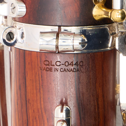 Backun Model BCLBBQC-C-SKG Q-Series Bass Clarinet in Cocobolo