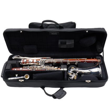 Backun Model BCLBBQC-C-SKG Q-Series Bass Clarinet in Cocobolo