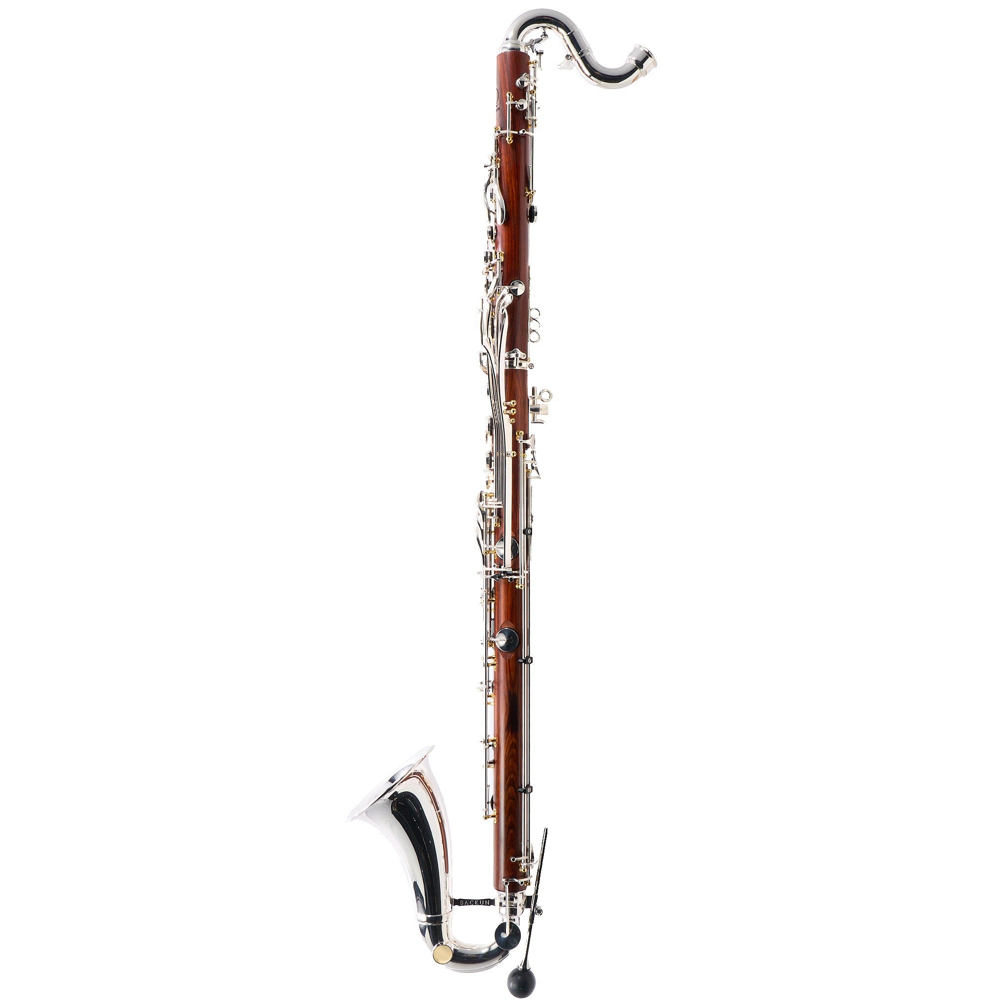 Backun Model BCLBBQC-C-SKG Q-Series Bass Clarinet in Cocobolo