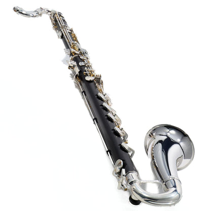 Backun Model BCLBBQG-C-SKG Q-Series Low C Bass Clarinet in Grenadilla
