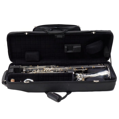 Backun Model BCLBBQG-C-SKG Q-Series Low C Bass Clarinet in Grenadilla
