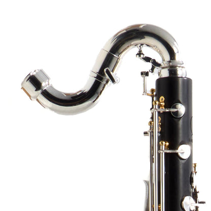 Backun Model BCLBBQG-C-SKG Q-Series Low C Bass Clarinet in Grenadilla